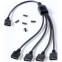 Разветвитель 4-pin - 4x 4-pin, 0.3м, GELID CA-RGB-01