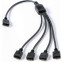 Разветвитель 4-pin - 4x 4-pin, 0.3м, GELID CA-RGB-01 - фото 2