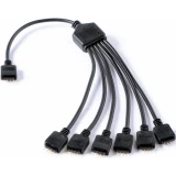Разветвитель 4-pin- 6x 4-pin, 0.3м, GELID CA-RGB-02