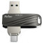 USB Flash накопитель 64Gb Netac US11 Silver/Black - NT03US11C-064G-32BK