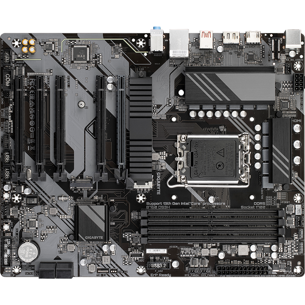 Материнская плата Gigabyte B760 DS3H - фото 3