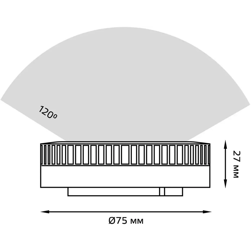 Светодиодная лампочка Gauss 108008111 (11 Вт, GX53) - фото 2