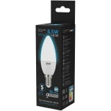 Светодиодная лампочка Gauss 6500K (6.5 Вт, E14) 10 шт. (103101307)