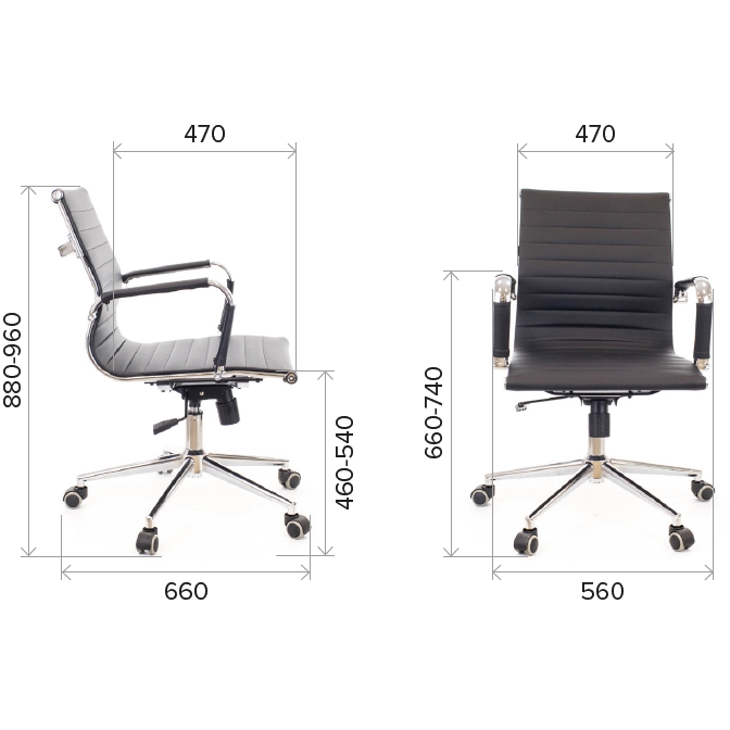 Офисное кресло Everprof Leo Black T Black - EP-leoblacktPUblack - фото 4