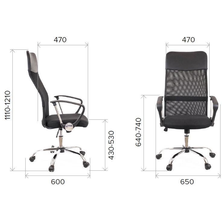 Офисное кресло Everprof Ultra T Mesh Black - EP-035MESHBLACK - фото 4