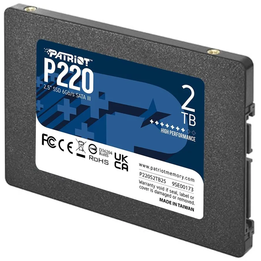 Накопитель SSD 2TB Patriot P220 (P220S2TB25)
