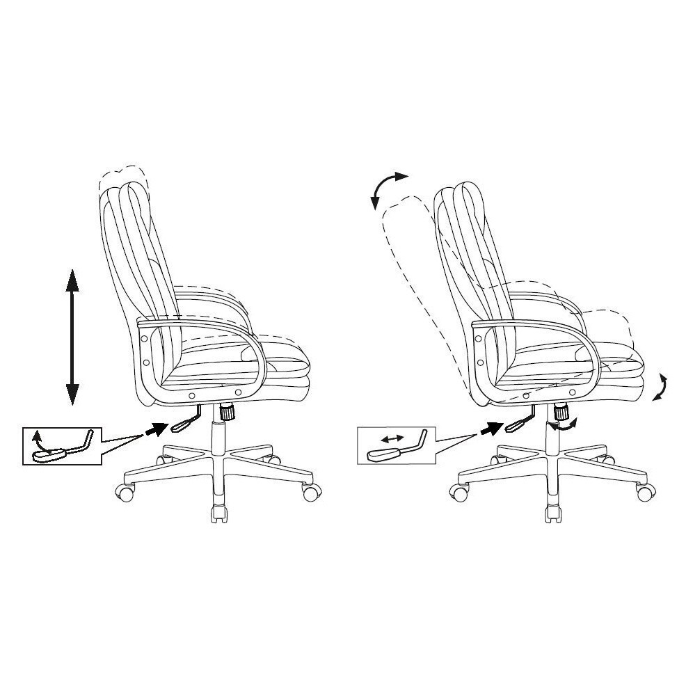 Офисное кресло Бюрократ CH-868LT Black - фото 5