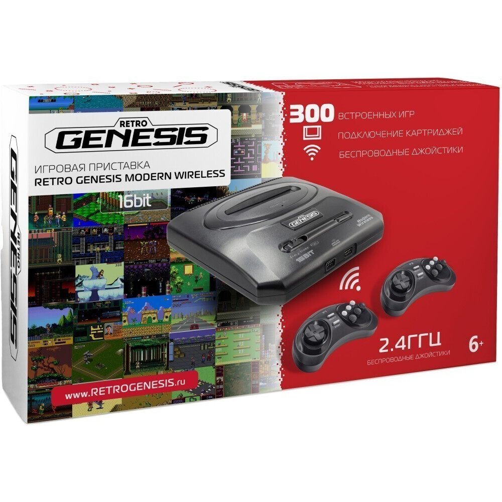 Игровая консоль SEGA Retro Genesis Modern Wireless (300 встроенных игр) - ConSkDn93