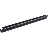 Патч-панель NEOMAX NM-PP-1U24P-UC5E-D-101-BK