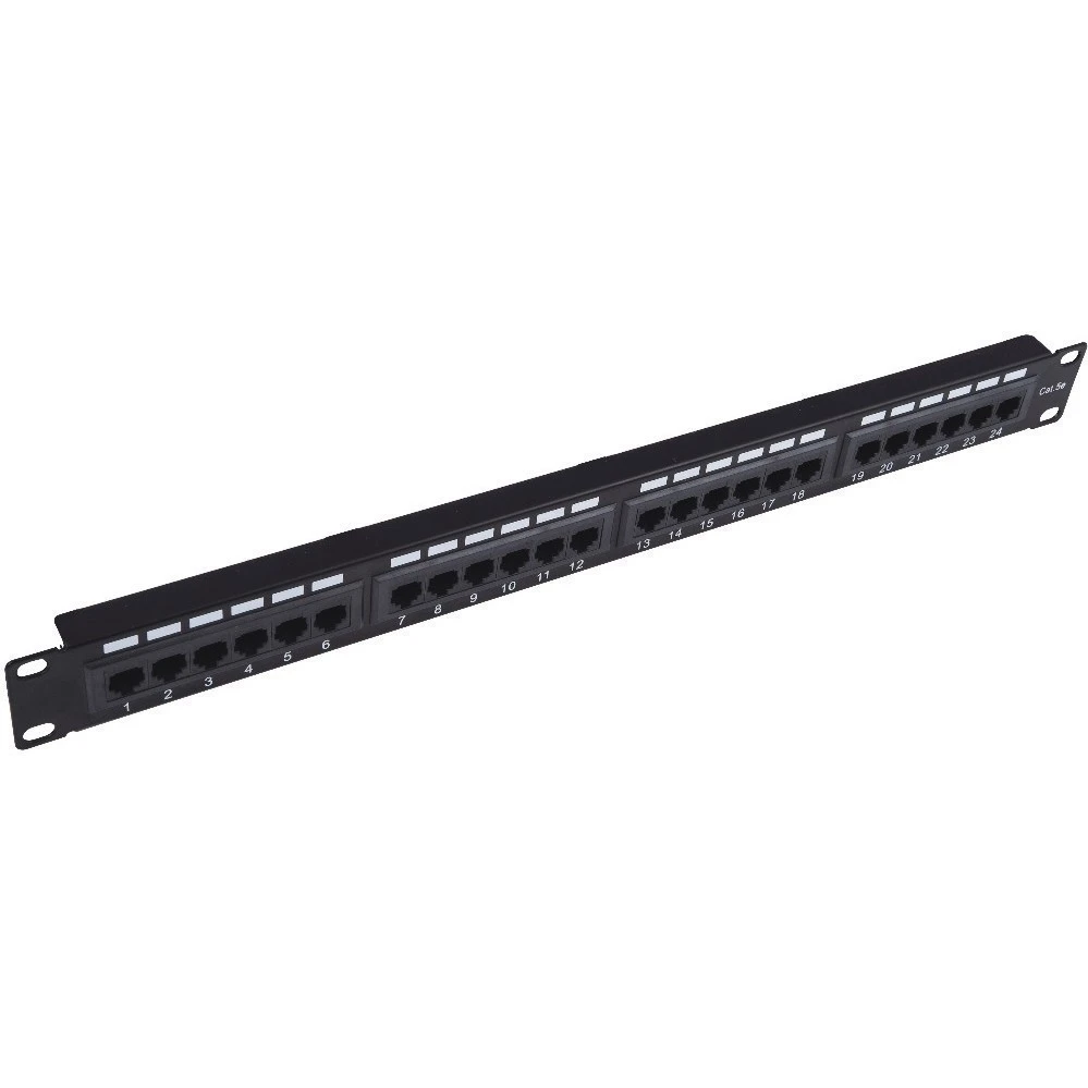 Патч-панель NEOMAX NM-PP-1U24P-UC5E-D-101-BK