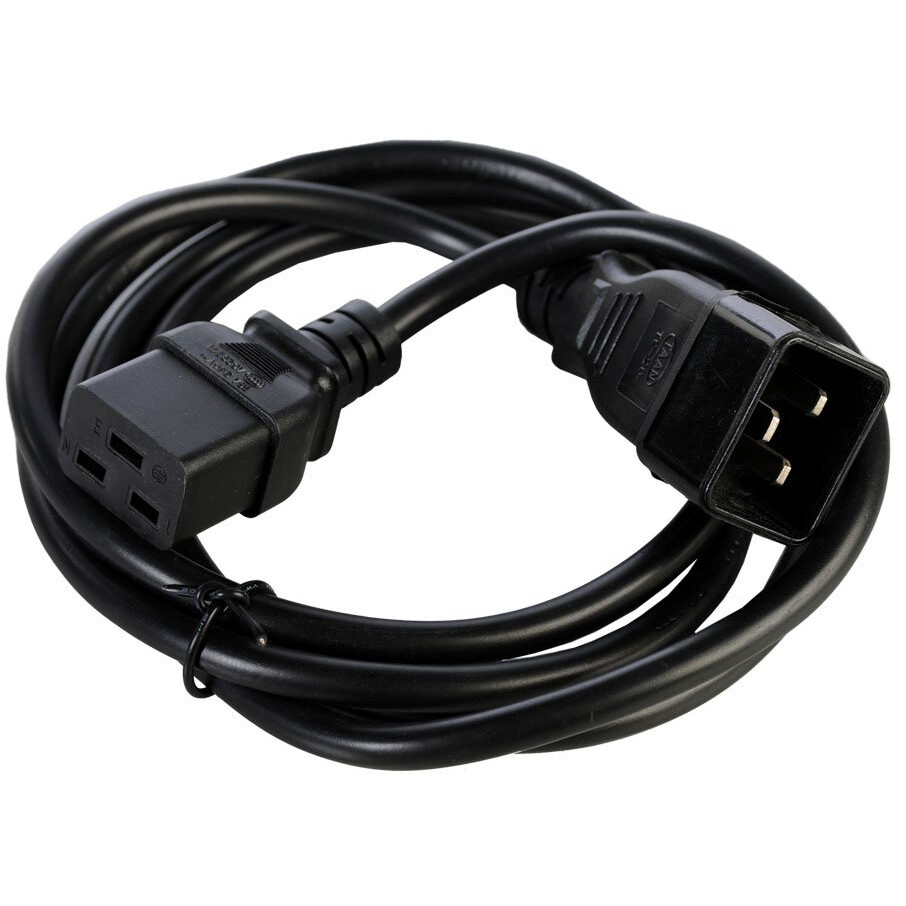 Кабель питания C19 - C20, 3м, ЦМО R-16-Cord-C19-C20-3