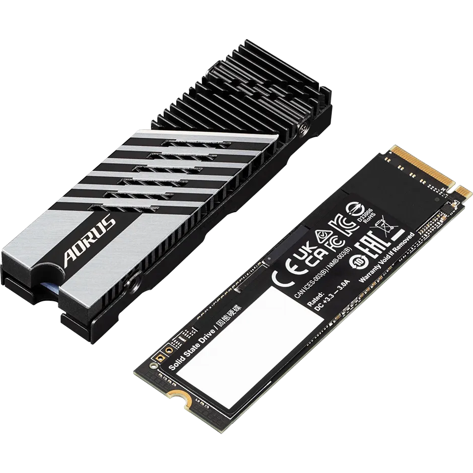 Накопитель SSD 2Tb Gigabyte Aorus Gen4 7300 (AG4732TB, M.2) - фото 2