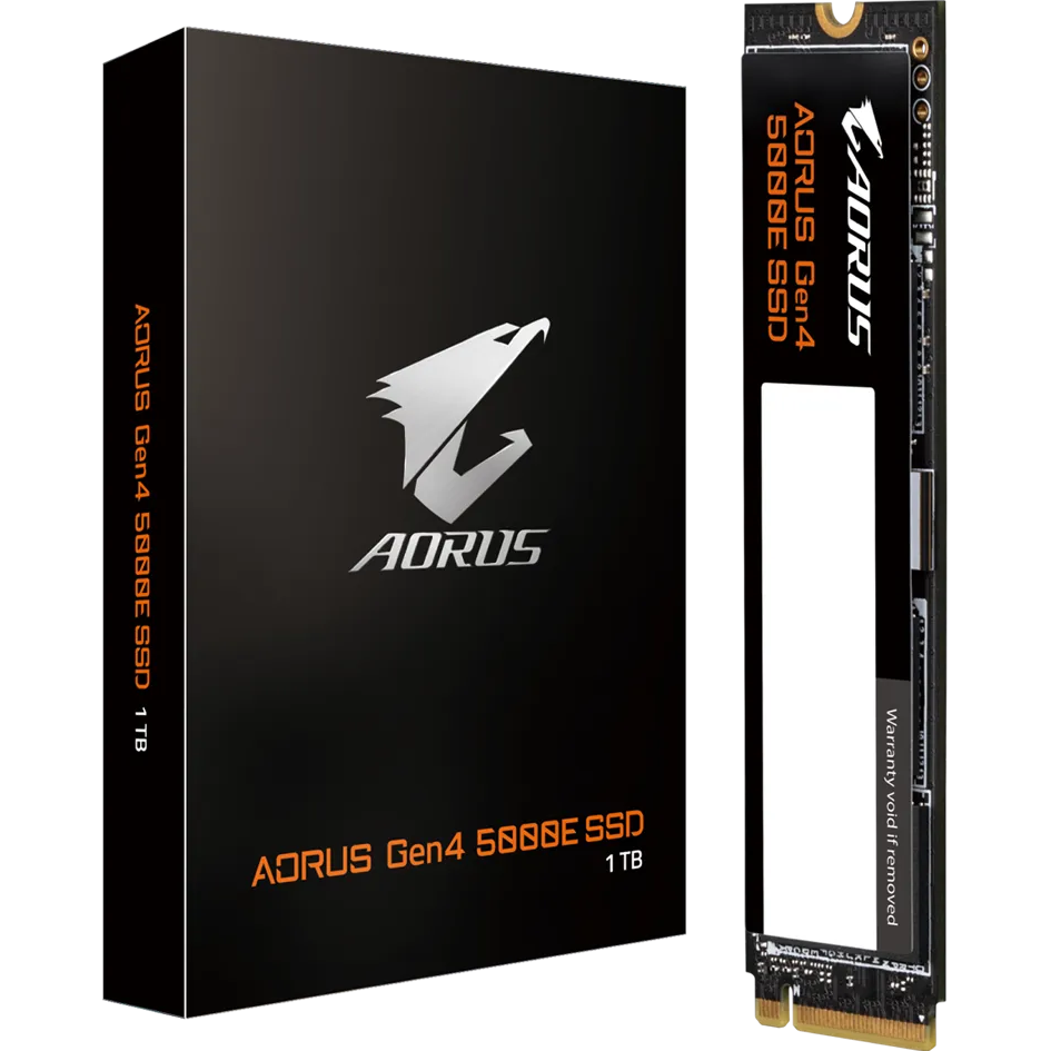 Накопитель SSD 500Gb Gigabyte Aorus Gen4 5000E (AG450E500G-G) - фото 3