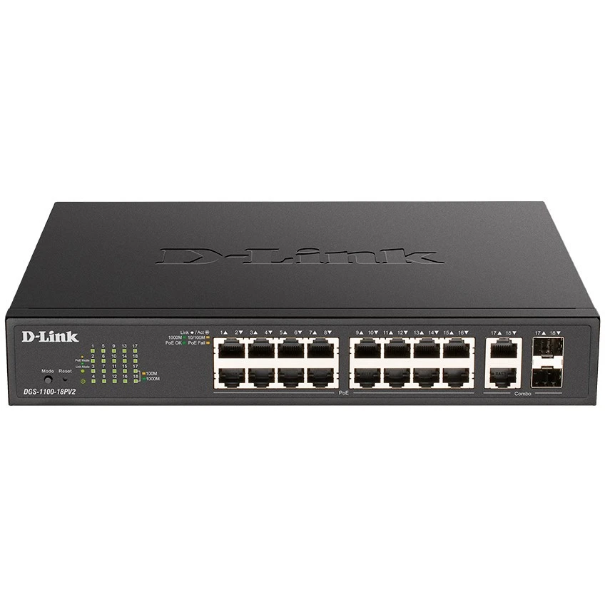 Коммутатор (свитч) D-Link DGS-1100-18PV2 - фото 2