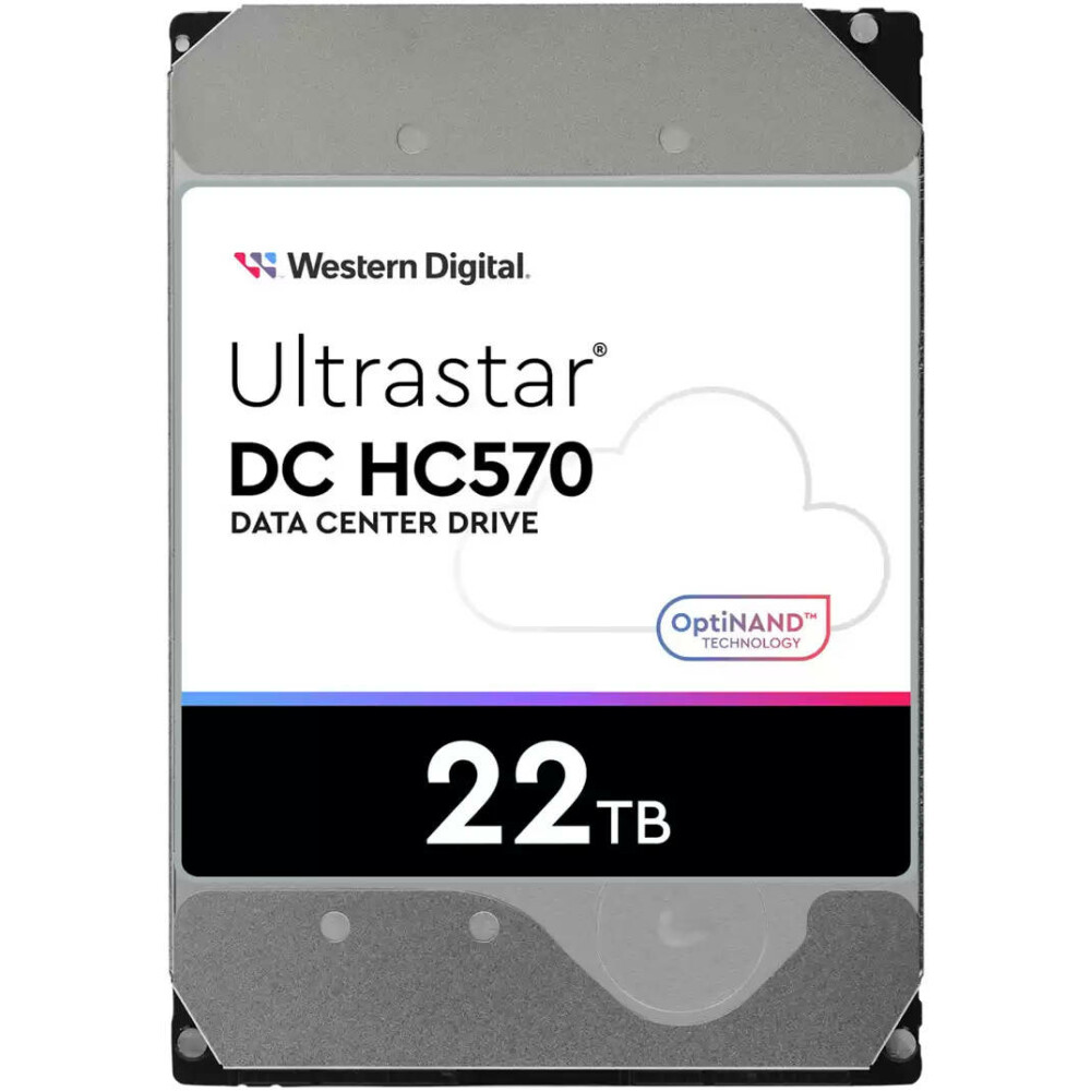 Жёсткий диск 22Tb SATA-III WD Ultrastar DC HC570 (0F48155) - WUH722222ALE6L4