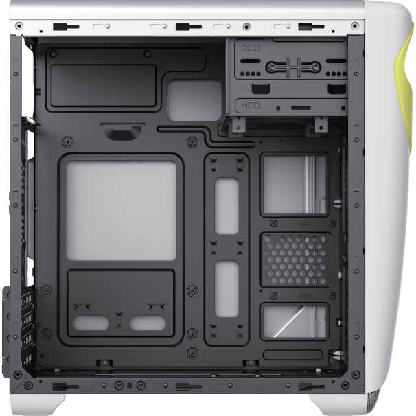 Корпус GameMax Cute OWL White Yellow - фото 5