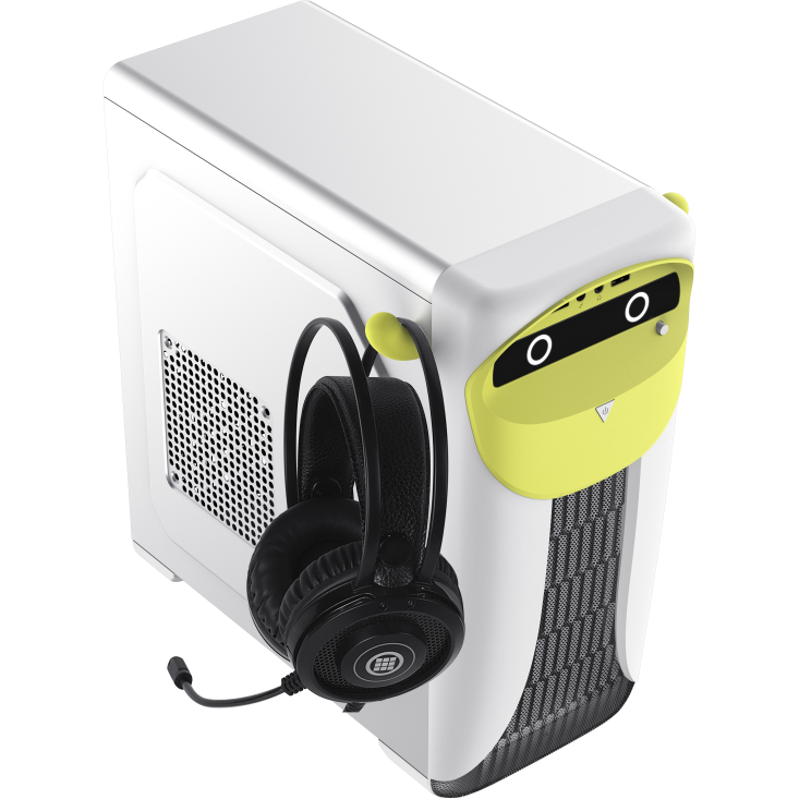 Корпус GameMax Cute OWL White Yellow - фото 3