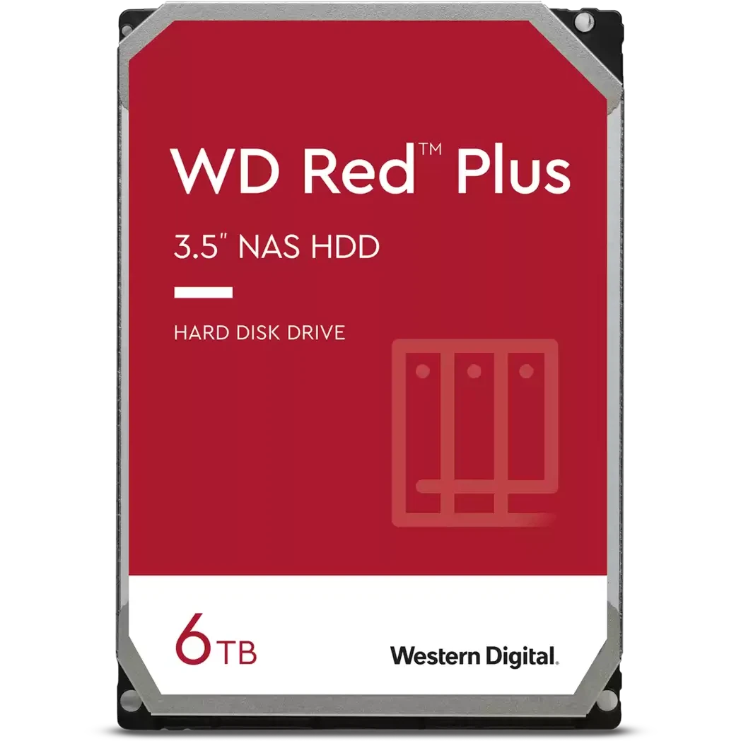 Жёсткий диск 6TB SATA-III WD Red Plus (WD60EFPX)