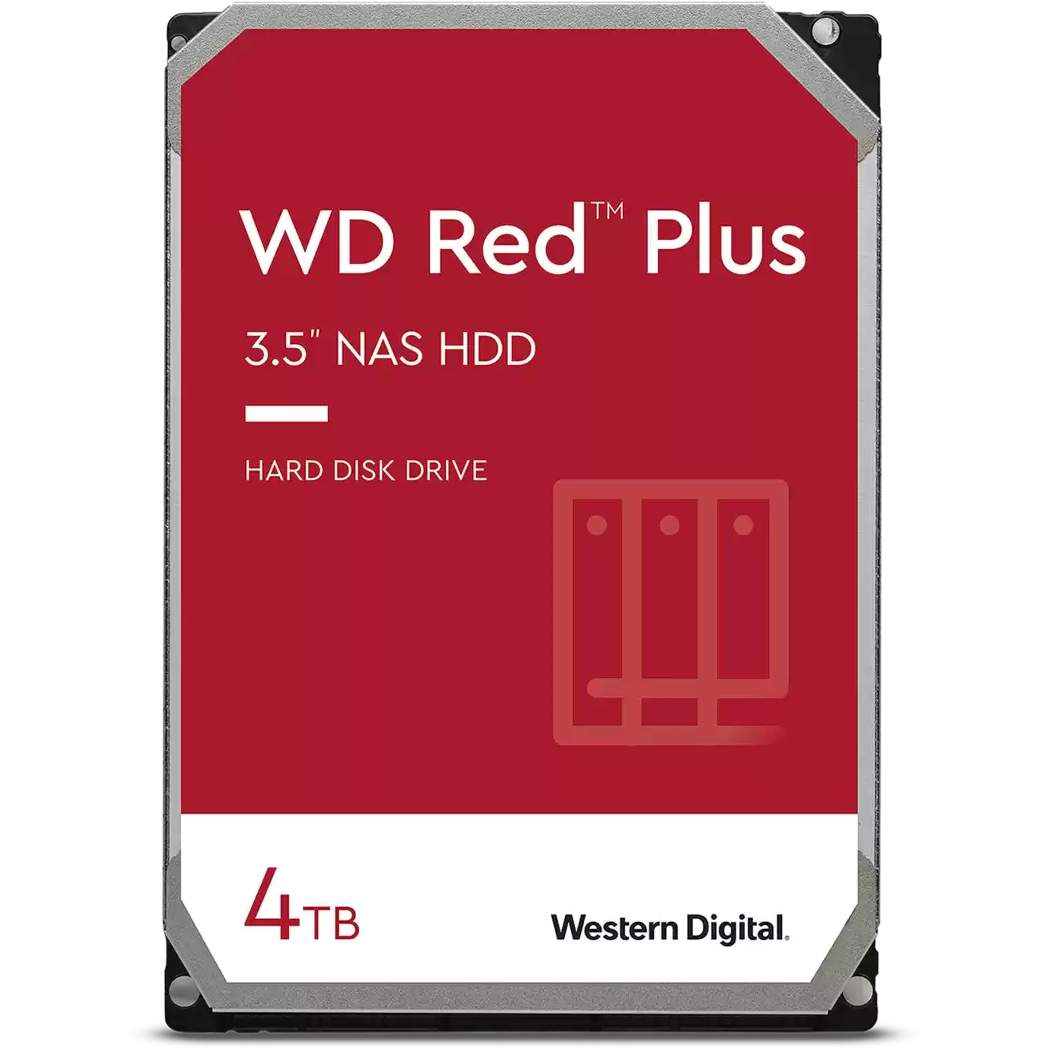 Жёсткий диск 4TB SATA-III WD Red Plus (WD40EFPX)