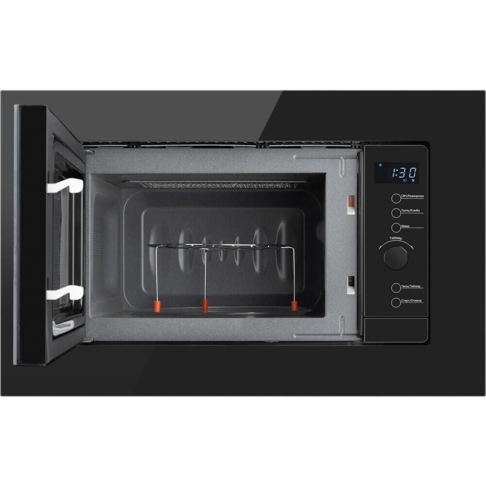 Встраиваемая микроволновая печь Weissgauff HMT-620 BG Grill - 430871 - фото 2