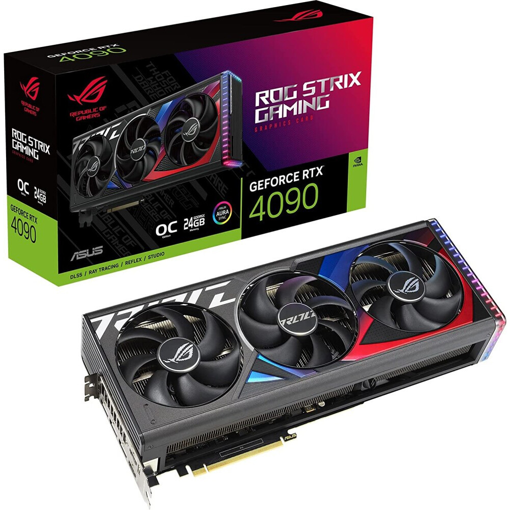 Видеокарта NVIDIA GeForce RTX 4090 ASUS 24GB (ROG-STRIX-RTX4090-O24G-GAMING) - фото 9