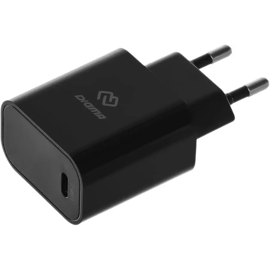 Сетевое зарядное устройство Digma DGW3C Black
