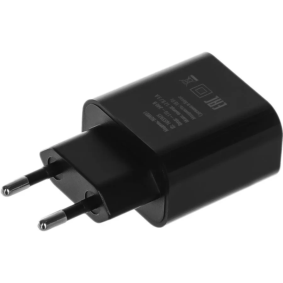 Сетевое зарядное устройство Buro BUWD1 Black - BUWD18P110BK - фото 2