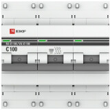 Автоматический выключатель EKF mcb47100-3-100C-pro
