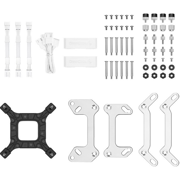 Система жидкостного охлаждения DeepCool LT720 White - R-LT720-WHAMNF-G-1 - фото 5