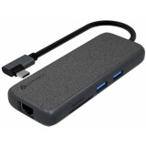 USB-концентратор Lyambda Slim LC130 Grey