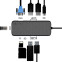USB-концентратор Lyambda Slim LC130 Grey - фото 3