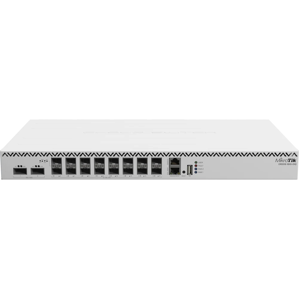 Коммутатор (свитч) MikroTik CRS518-16XS-2XQ-RM
