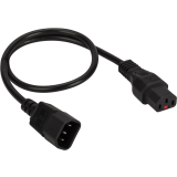 Кабель питания C13 - C14, 1.5м, Lanmaster LAN-PP13L/14-1.5-BK
