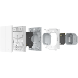 Умный выключатель Aqara Smart Wall Switch H1 White (No Neutral, Double Rocker) (WS-EUK02)