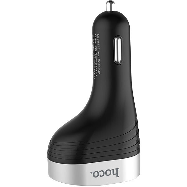 Автомобильное зарядное устройство HOCO Z29 Black (HC-92186) - фото 4