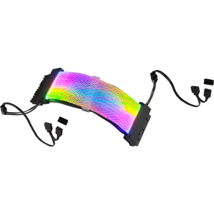 Кабель удлинительный ATX 24-pin, 0.2м, GELID CA-RGB-24P-01