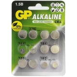 Батарейка GP ACM01-CR12 (2 шт. LR41, 2 шт. LR43, 4 шт. LR44, 2 шт. LR54, 2 шт. LR60)