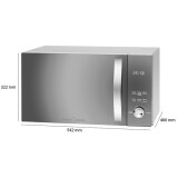 Микроволновая печь Profi Cook PC-MWG 1176 Silver (PC-MWG 1176 H)