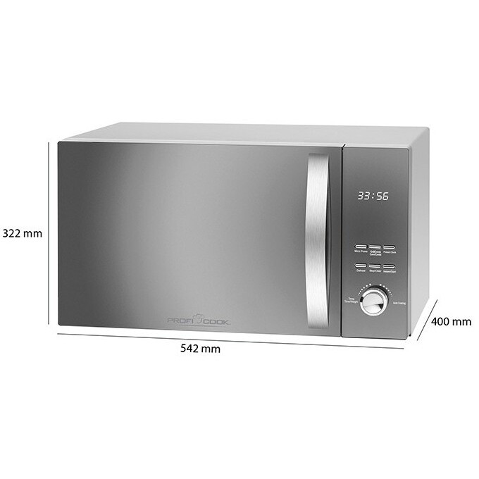 Микроволновая печь Profi Cook PC-MWG 1176 Silver - PC-MWG 1176 H - фото 3