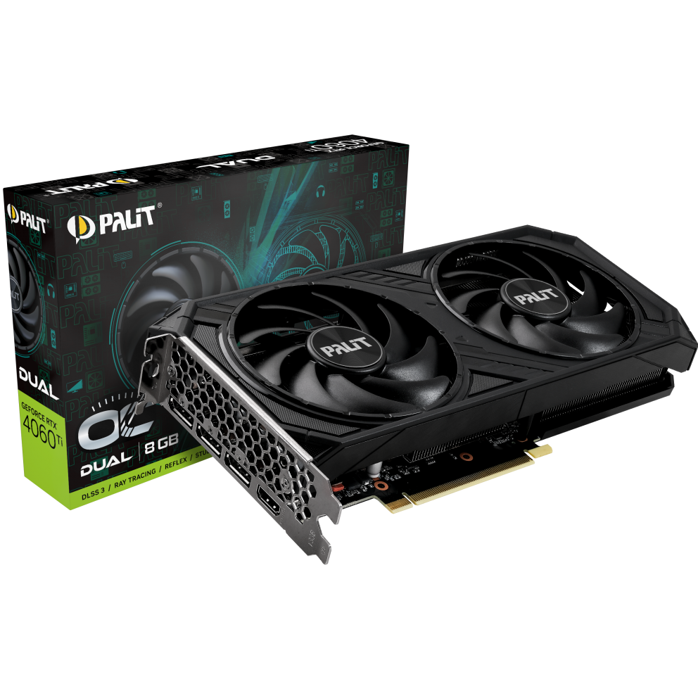 Видеокарта NVIDIA GeForce RTX 4060 Ti Palit Dual OC 8Gb (NE6406TT19P1-1060D) - фото 10