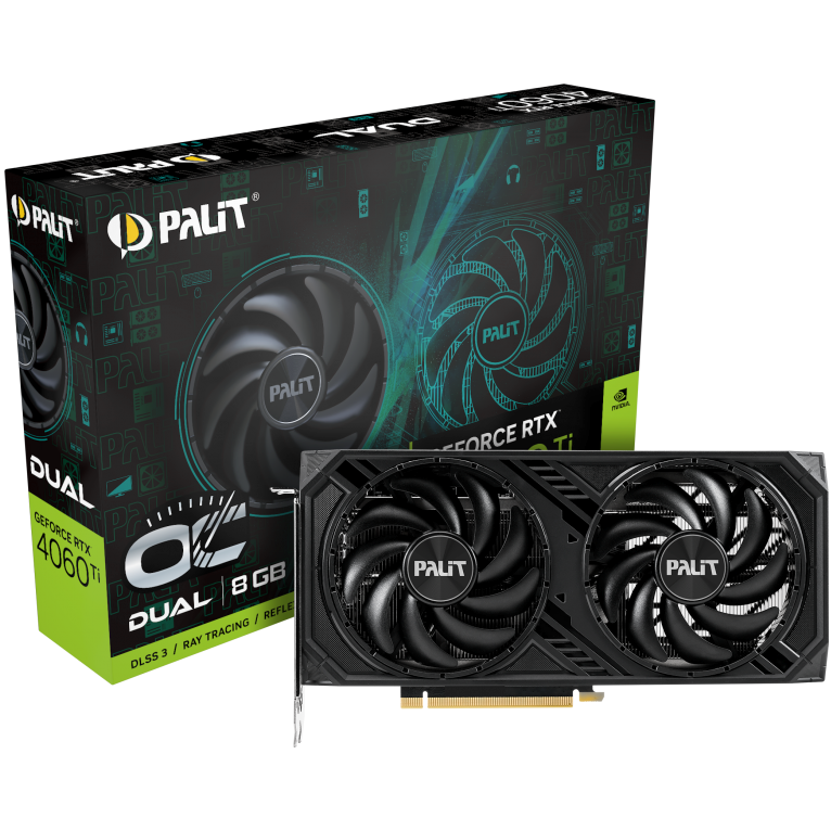 Видеокарта NVIDIA GeForce RTX 4060 Ti Palit Dual OC 8Gb (NE6406TT19P1-1060D) - фото 11