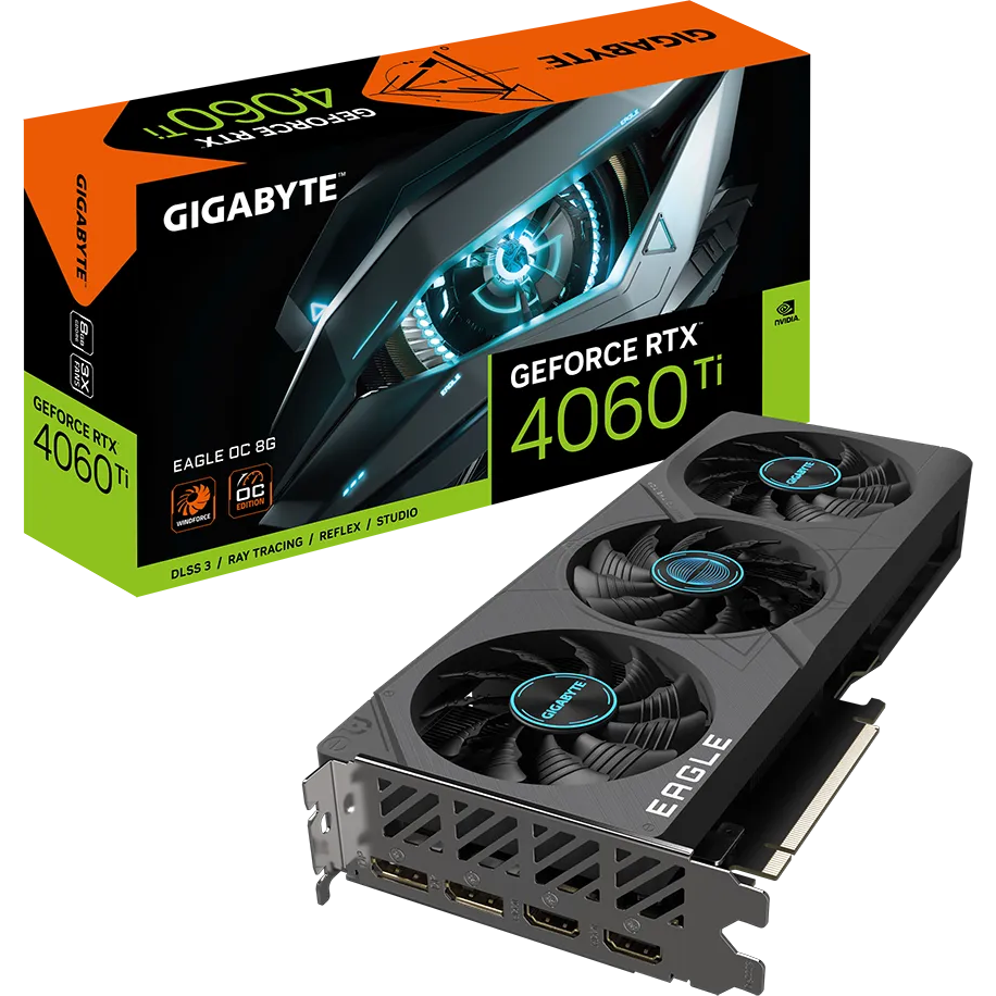 Видеокарта NVIDIA GeForce RTX 4060 Ti Gigabyte 8Gb (GV-N406TEAGLE OC-8GD) - фото 6