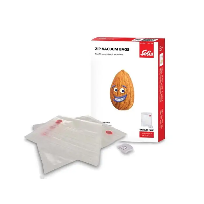 Пакеты для вакуумного упаковщика Solis Zip Vacuum Bags 26x35cm, 10 шт. - 92269 - фото 4
