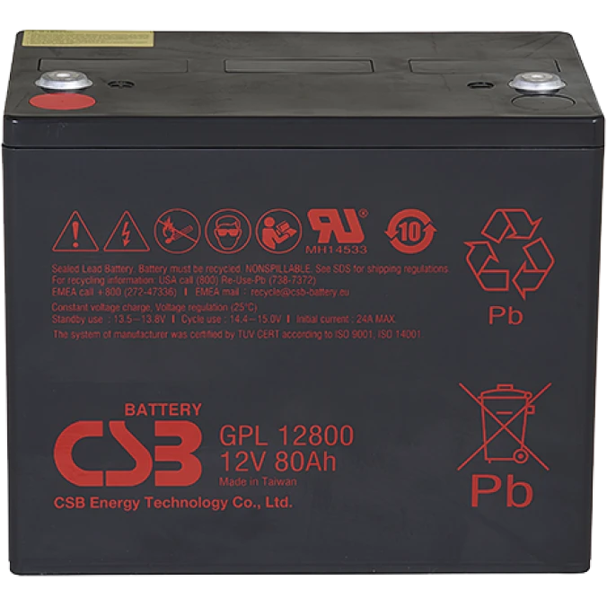 Аккумуляторная батарея CSB GPL12800