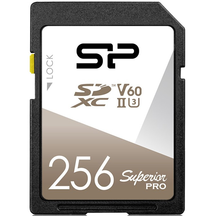Карта памяти 256GB SD Silicon Power Superior Pro (SP256GBSDXJV6V10)