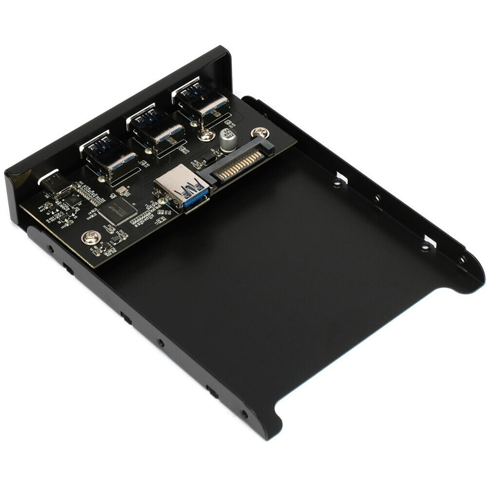 Передняя панель портов Gembird FP3.5-USB3-3A1C - фото 5