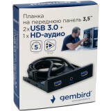 Передняя панель портов Gembird FP3.5-USB3-2A-HDA