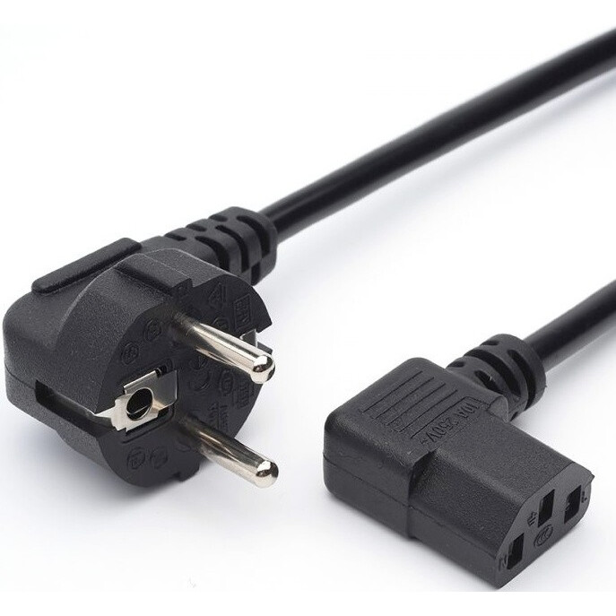 Кабель питания Schuko - C13, 1.8м, GoPower 00-00024536