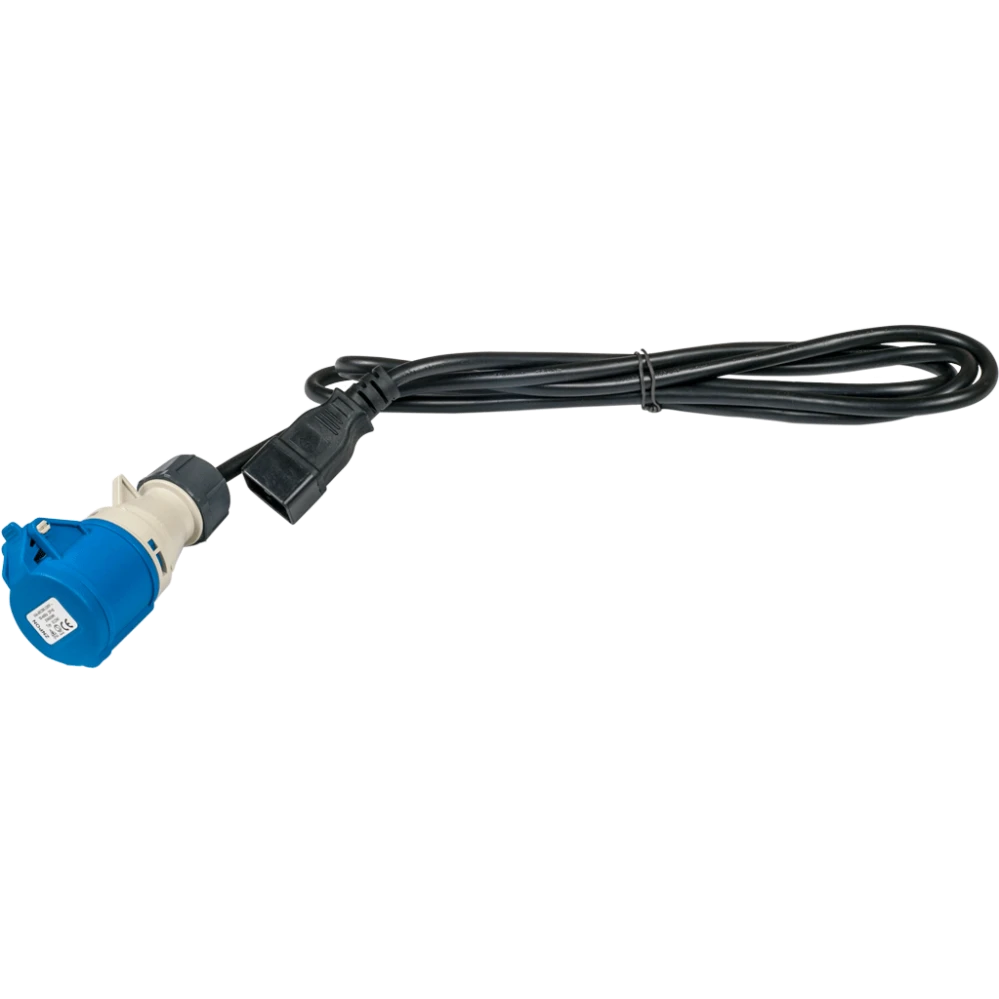 Кабель питания C20 - IEC309, 2.5м, Lanmaster LAN-PP9F/20-2.5-BK - фото 2