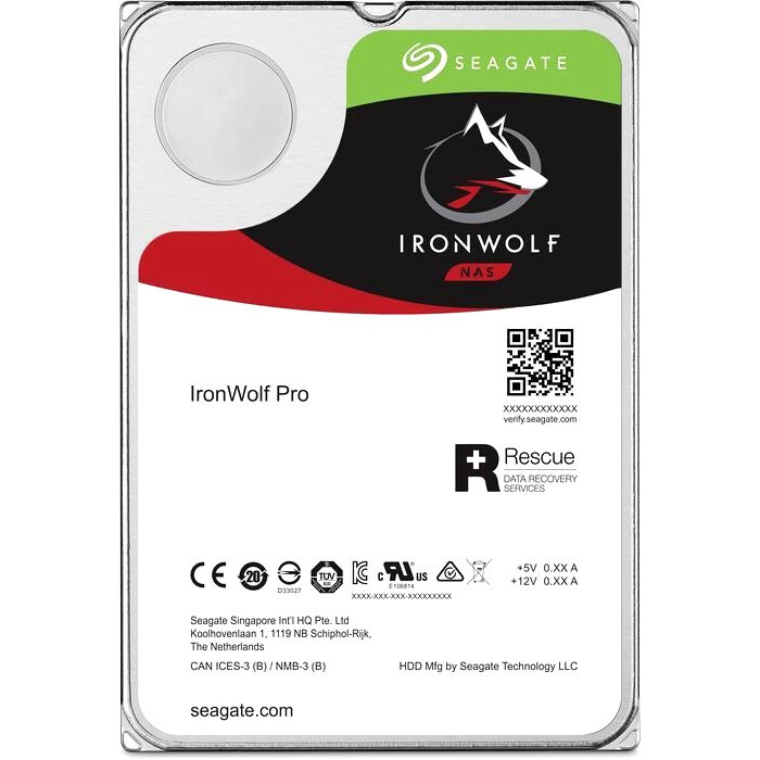 Жёсткий диск 10TB SATA-III Seagate IronWolf Pro (ST10000NT001)